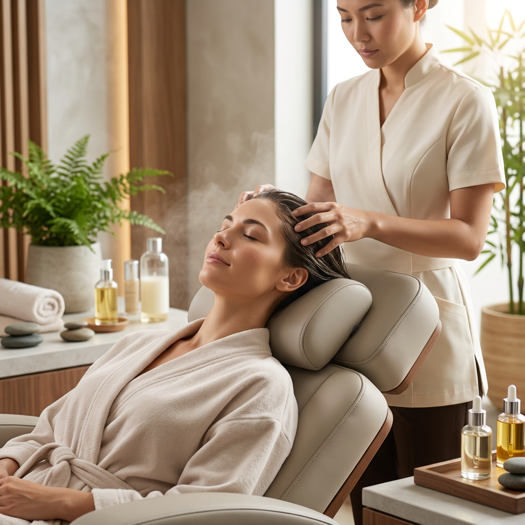 Essential Oils Used in Head Spa Treatments: A Complete Guide to Scalp Therapy Oils
